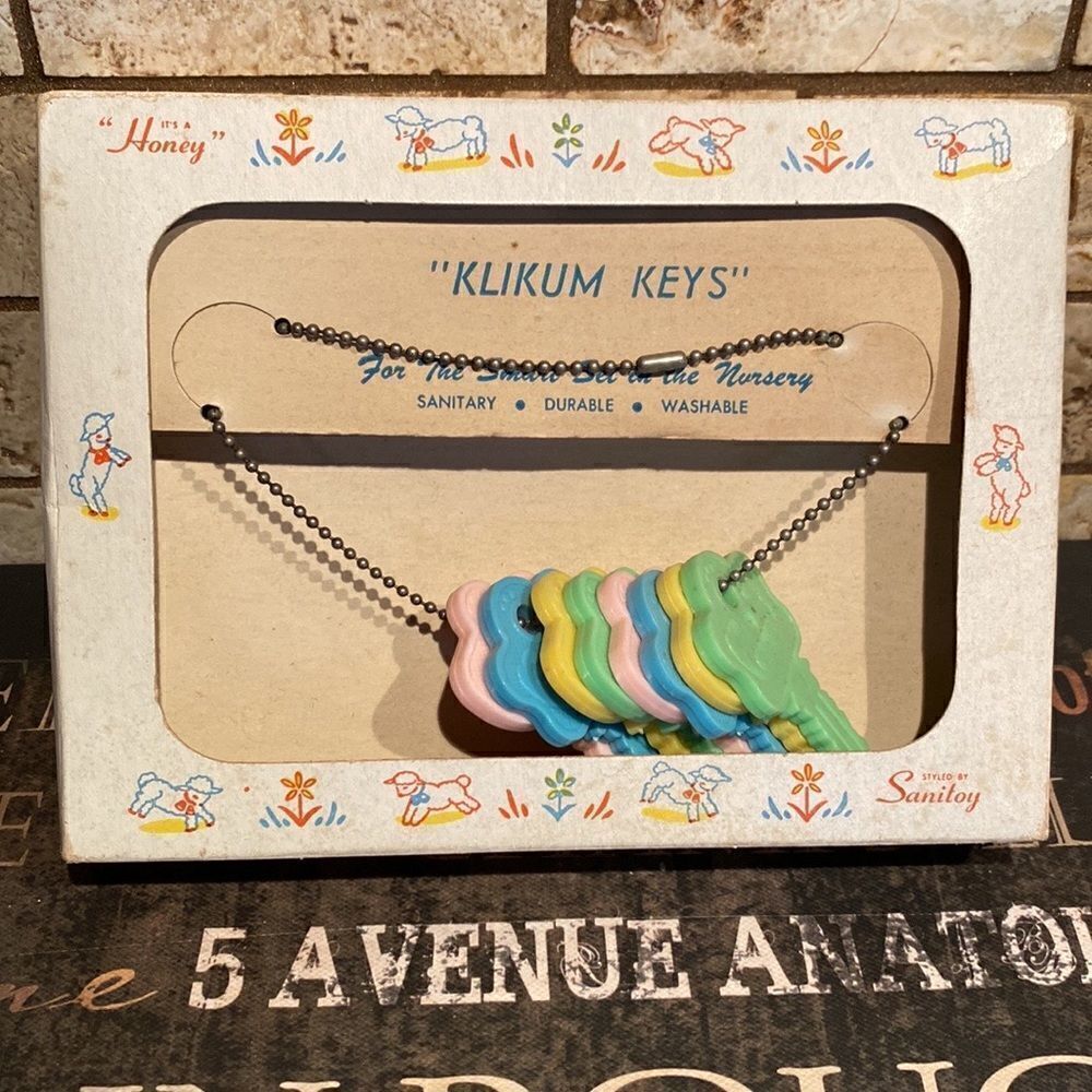 Klinkit Vintage Baby Teething Keys Sanitoy Decor - Picture 6 of 7